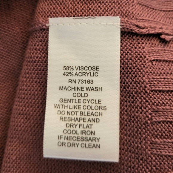 Cupio Woman Women's Mauve Cowl Neck Sweater Size 2X NWT - Picture 6 of 7